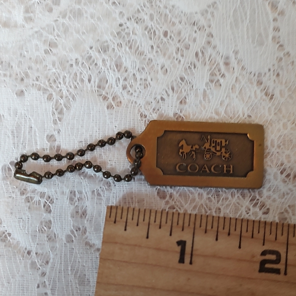 Coach Brass Keychain